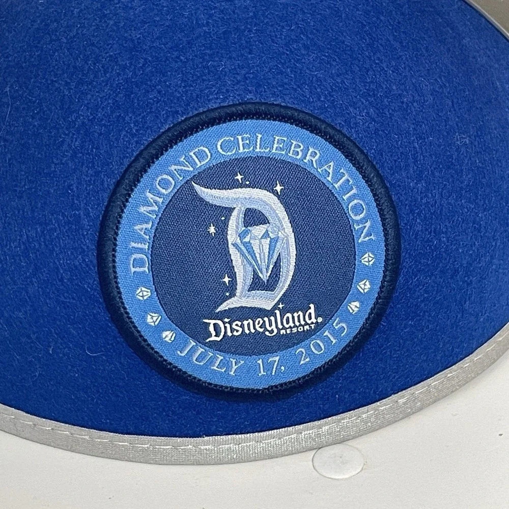 Disneyland Resort Mickey Mouse Ears Hat Diamond Celebration 2015 Adult‎ Size
